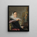 Autoritratto - Judith Leyster — quadro incorniciato alla parete