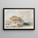 Vista della Madeleine Parigi - Jules-Frédéric Bouchet — quadro incorniciato alla parete