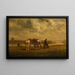 Cavalli di rimorchio - Jules-Jacques Veyrassat — quadro incorniciato alla parete
