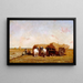 La meule - Jules-Jacques Veyrassat — gerahmtes Bild an der Wand