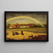 L- Regenbogen Gemälde Courrières - Jules Breton — gerahmtes Bild an der Wand