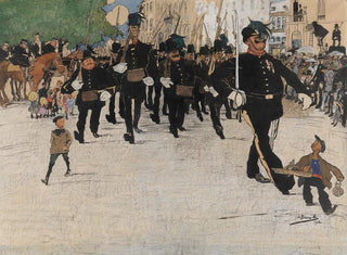 Jules De Bruycker - Het dfil van de burgerwacht in Gent.webp
