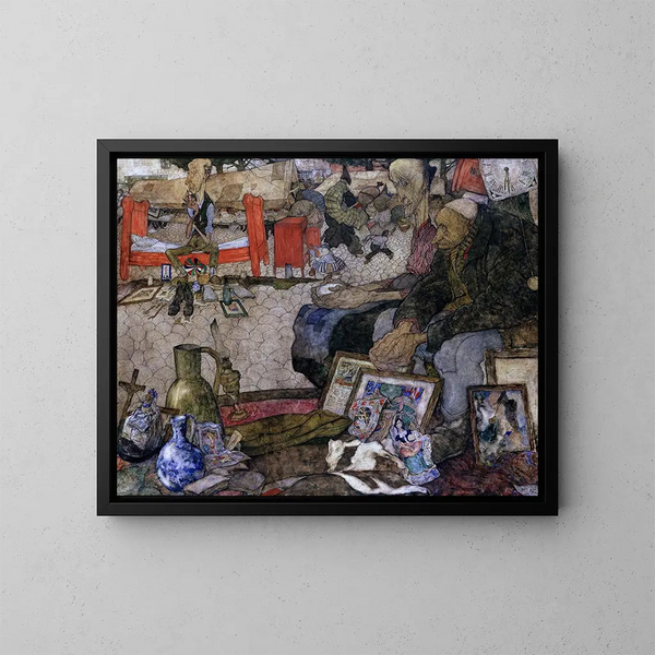 Le Vieux Marché à Gand - Jules De Bruycker — quadro incorniciato alla parete