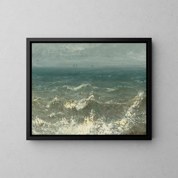 Piena mare - Jules Dupré — quadro incorniciato alla parete