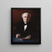 Portrait von Étienne Arago 1802-1892 Schriftsteller und Politiker - Jules Emmanuel Valadon — gerahmtes Bild an der Wand