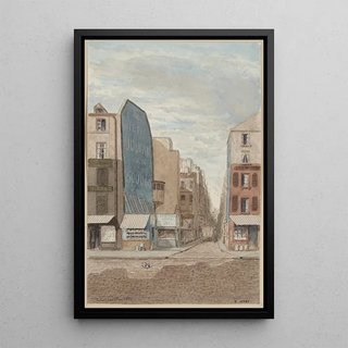 Jules Gaildrau - Entre de la rue des FillesDieu actuelle rue dAlexandrie depuis 1897 vue de la rue SaintDenis 2me arrondissement.webp