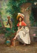 Une cheville finement tournée - Jules Girardet — quadro incorniciato alla parete