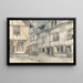 Vue de la Rue de l'Amitié - Jules Lessore — gerahmtes Bild an der Wand