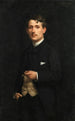 Portrait eines Gentlemans - Jules Marie Sevestre — Ansicht des Kunstwerks