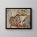 Frauen galant - Jules Pascin — gerahmtes Bild an der Wand