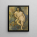 Giovane donna seduta - Jules Pascin — quadro incorniciato alla parete