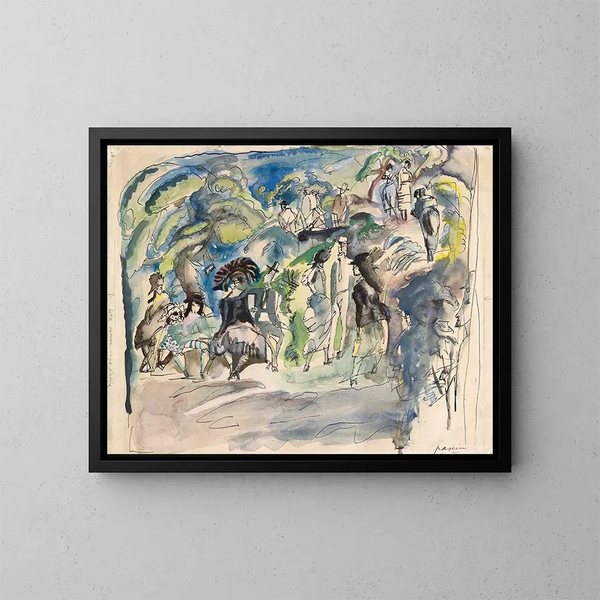 Parco di La Havana - Jules Pascin — quadro incorniciato alla parete