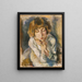 Ritratto di Hermine David - Jules Pascin — quadro incorniciato alla parete