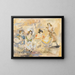 Frau mit Kinderwagen - Jules Pascin — gerahmtes Bild an der Wand