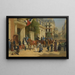Défilé sur une rue de Paris - Jules Voirin — gerahmtes Bild an der Wand