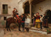 Arrivo del messaggero - Jules Worms — vista dell’opera