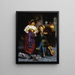 Der Gitarrist - Jules Zermati — gerahmtes Bild an der Wand