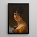 Portrait von Adèle Foucher - Julie Hugo — gerahmtes Bild an der Wand