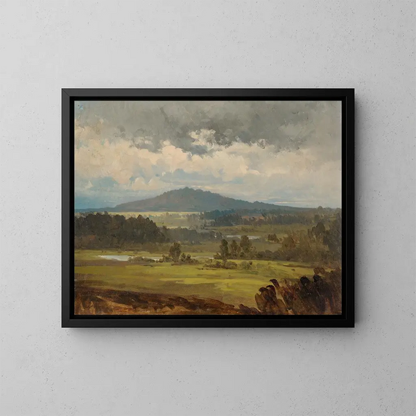 Blauberg vicino a Wolmar - Julie Wilhelmine Hagen-Schwarz — quadro incorniciato alla parete