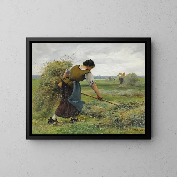 Die Mähdrescher - Julien Dupré — gerahmtes Bild an der Wand