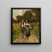 Ohne Titel - Julien Joseph Julien Jos — gerahmtes Bild an der Wand