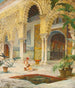 La cour de l'Alhambra - Julio Montenegro — Ansicht des Kunstwerks