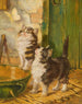 La curiosité et le papillon - Julius Adam l'Ancien — artwork view