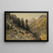 Herbst in den hohen Bergen - Julius Arthur Thiele — gerahmtes Bild an der Wand