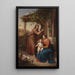 Marie und Joseph mit dem Jesuskind - Julius Frank — gerahmtes Bild an der Wand