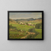Bernau Oberlehen - Julius Hübner — framed artwork on a wall