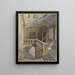 Scala del municipio di Wurtzburg - Julius Knoblauch — quadro incorniciato alla parete