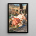 Bacchante - Julius Kronberg — framed artwork on a wall
