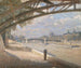 Unter der Brücke der Künste, Paris, Mittag - Julius Paulsen — Ansicht des Kunstwerks