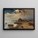 Scène al Tramonto sulla Costa Baltica - Julius Sergius Klever — quadro incorniciato alla parete