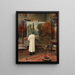 In seinem Atelier - Julius Sergius Klever — gerahmtes Bild an der Wand