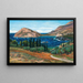Küstenlandschaft in Griechenland bei Vlicho auf Lefkada - Julius Wentscher — gerahmtes Bild an der Wand