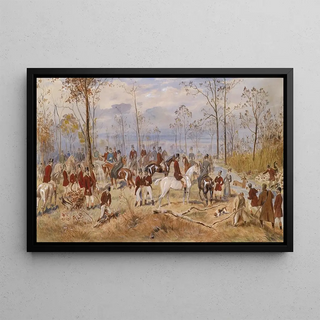 Julius von Blaas - Parforcejagd.webp