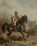 Franciszek Wodzicki leading the Krakusi cavalry - Juliusz Kossak — artwork view