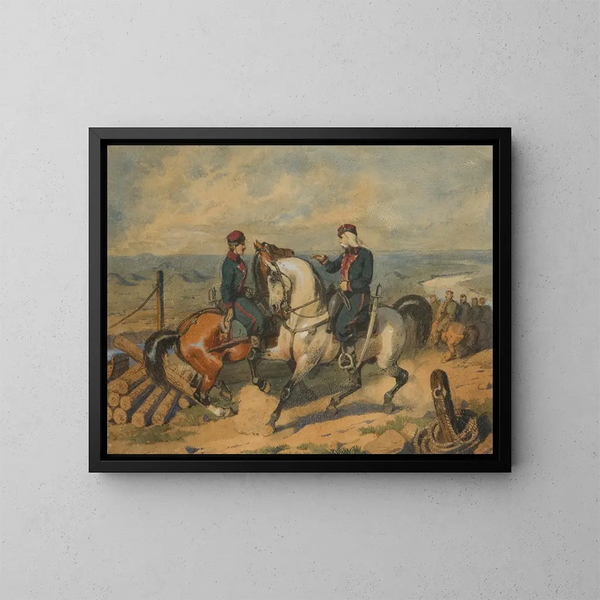 Mohort - Juliusz Kossak — gerahmtes Bild an der Wand