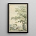 Project for wall tapestry with landscape and cart - Jurriaan Andriessen — framed artwork on a wall
