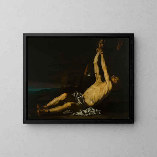 Martyre di san Sebastiano - Jusepe de Ribera — quadro incorniciato alla parete