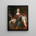 La regina Cristina nel ruolo di Minerva - Juste van Egmont — quadro incorniciato alla parete