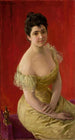 Portrait d'une dame - Józef Męcina-Krzesz — vista dell’opera
