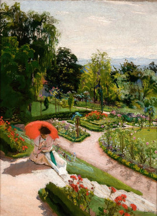 Jzef Mehoffer - Red Umbrella.webp