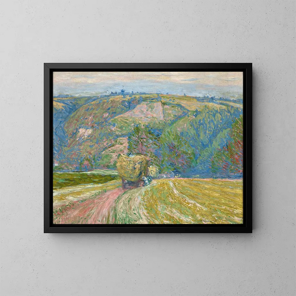 Carro con fieno - Józef Pankiewicz — quadro incorniciato alla parete
