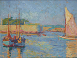 Jzef Pankiewicz - Harbour at Concarneau.webp