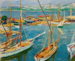 Jzef Pankiewicz - Harbour at SaintTropez.webp