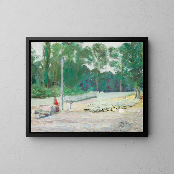 Paesaggio dei dintorni di Kazimierz Lubelski - Józef Pankiewicz — quadro incorniciato alla parete