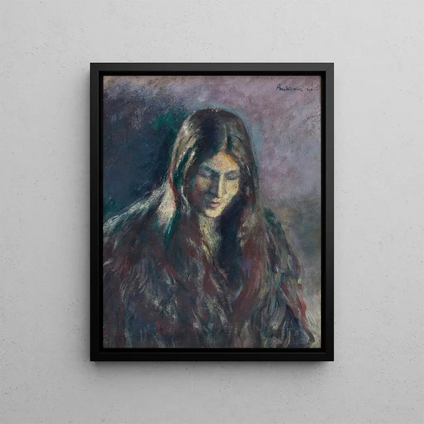 Jzef Pankiewicz - Portrait of a Woman Young Woman.webp