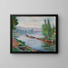Seine aux Andelys - Józef Pankiewicz — gerahmtes Bild an der Wand